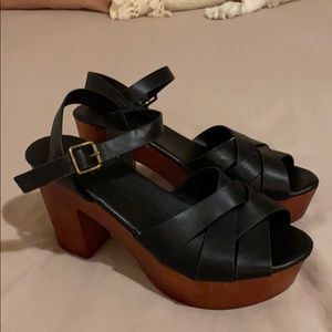 Heeled sandals